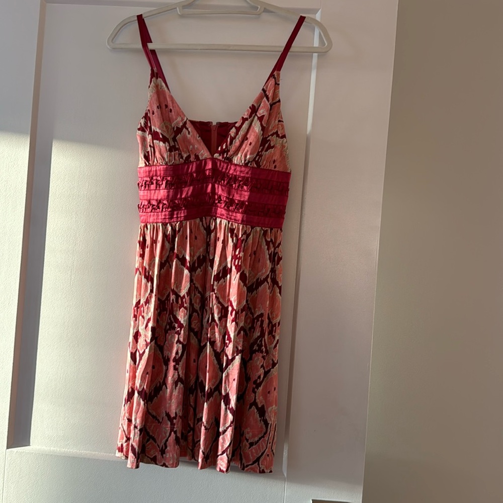 Marciano Silk V Neck Dress - XS